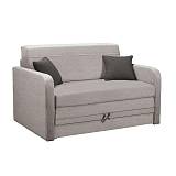 ΔΙΘΕΣΙΟΣ ΚΑΝΑΠΕΣ ΚΡΕΒΑΤΙ Shadow F 120 ΜΠΕΖ-ΚΑΦΕ 137x97x85εκ