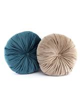 Μαξιλάρι βελουδ. Μπλε ή μπεζ Φ45