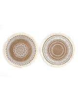 Σουπλά βαμβ.με κρόσσι 38εκ. 2χρ.