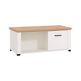 ΤΡΑΠΕΖΑΚΙ ΣΑΛΟΝΙΟΥ VALENCIA ΛΕΥΚΟ-ARTISAN OAΚ-ΛΕΥΚΟ ΜΑΤ 115*55*47,5εκ ppr