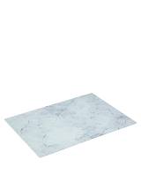 Βάση κοπής γυαλ.marble λευκή 30Χ40