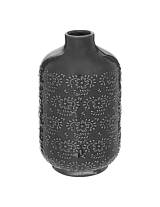 Βάζο κεραμ.γκρι Lum 12Χ21,5