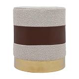 ΔΙΑΚΟΣΜΗΤΙΚΟ ΣΚΑΜΠΟ Fylliana 3437 ΜΠΕΖ-ΚΑΦΕ ΧΡΩΜΑ 34x37εκ