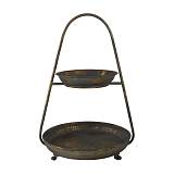 ΔΙΟΡΟΦΟΣ ΜΕΤΑΛΛΙΚΟΣ ΔΙΣΚΟΣ Fylliana 1062 ΜΠΡΟΝΖΕ ΑΝΤΙΚΕ ΧΡΩΜΑ 31x29,5x45εκ