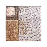 ΚΑΔΡΟ Fylliana 7901 ΜΠΕΖ-ΚΑΦΕ ΧΡΩΜΑ 80x3x80εκ