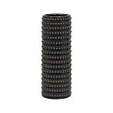 ΚΕΡΑΜΙΚΟ ΒΑΖΟ Fylliana 22023 ΜΑΥΡΟ-ΜΠΛΕ ΧΡΩΜΑ 12x12x33εκ