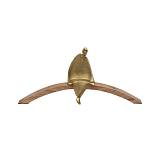 ΜΕΤΑΛΛΙΚΟ ΕΠΙΤΡΑΠΕΖΙΟ ΔΙΑΚΟΣΜΗΤΙΚΟ Fylliana "Man" ΧΡΥΣΟ ΧΡΩΜΑ ΜΕ ΞΥΛΙΝΗ ΒΑΣΗ 43x7x20εκ