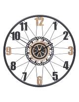 Ρολόι τοίχου μεταλ.με MDF Φ65