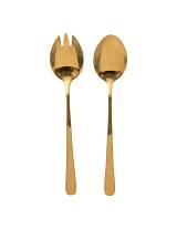 Σετ σερβ.σαλάτας χρυσό 2τεμ