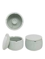 Σταχτοδοχείο κεραμ.λευκό 13Χ8,8