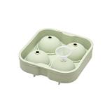 ESTIA ΠΑΓΟΘΗΚΗ ΣΙΛΙΚΟΝΗΣ 4 ΘΕΣΕΩΝ ΣΦΑΙΡΙΚΟ ΣΧΗΜΑ MINT GREEN