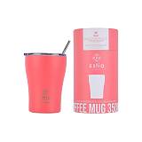 ESTIA ΘΕΡΜΟΣ COFFEE MUG SAVE THE AEGEAN 350ml FUSION CORAL