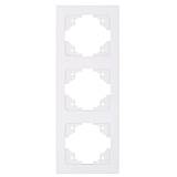 ΠΛΑΙΣΙΟ 3 ΘΕΣΕΩΝ ΛΕΥΚΟ ΚΑΘΕΤΟ