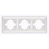 ΠΛΑΙΣΙΟ 3 ΘΕΣΕΩΝ ΛΕΥΚΟ ΟΡΙΖΟΝΤΙΟ