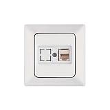 ΠΡΙΖΑ DATA CAT 6 RJ 45 MONH ΛΕΥΚΗ