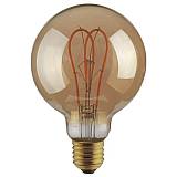ΛΑΜΠΑ LED G125 FILAMENT "DECOR" 5W E27 2000K 220-240V DIMMABLE GOLD