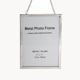 ΑΣΗΜΙ ΜΕΤΑΛΛΙΚΗ ΚΡΕΜΑΣΤΗ ΚΟΡΝΙΖΑ ΜΕ ΑΛΥΣΙΔΑ 13X18EK