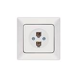 ΠΡΙΖΑ ΤΗΛΕΦΩΝΟΥ ΔΙΠΛΗ RJ 11 ΛΕΥΚΗ