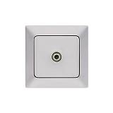 ΠΡΙΖΑ ΤV F CONNECTOR ΝΙΚΕΛ MAT