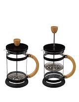 Καφετιερα γυαλ.bamboo χέρι 600ml