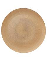 Πιατο / σουπλά γυαλ.χρυσό Φ33