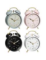 Ρολόι ξυπνητήρι μεταλ.vintage 13Χ9