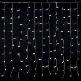 144 LED ΚΟΥΡΤΙΝΑ ΔΙΑΦΑΝΟ ΛΕΥΚΟ ΕΠΕΚΤΕΙΝΟΜΕΝΗ ΣΤΑΘΕΡΗ 1.20Χ1.20 ΜΕΤΡΑ ΕΣΩΤ AND ΕΞΩΤ ΧΩΡΟΥ