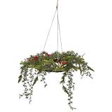 ΚΡΕΜΑΣΤΟ ΣΤΕΦΑΝΙ ΜΕ ΚΟΚΚΙΝΑ BERRIES ΚΑΙ ΚΡΕΜΑΣΤΑ ΚΛΑΔΙΑ ΕΛΑΤΟΥ 50ΕΚ