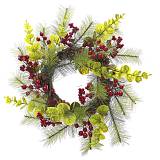 ΠΡΑΣΙΝΟ ΣΤΕΦΑΝΙ ΜΕ BERRIES 50ΕΚ