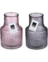 Βάζο γυαλ.σαγρέ 2σχ. 2χρ. 13,6Χ20