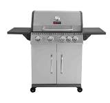 BBQ ΥΓΡΑΕΡΙΟΥ GS GRILL ELITE 4+1 ΙΝΟΧ - 14,5 kW