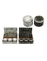 Κουτάκι μεταλ.2σχ. με αρ.κερί 7,5Χ5