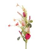 ΚΛΑΔΙ ΜΕ ΡΟΖ ΚΑΙ ΛΕΥΚΕΣ ΤΟΥΛΙΠΕΣ 70ΕΚ