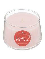 Βάζο γυαλ.7,5X5 με αρ.κερί jasmin