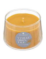 Βάζο γυαλ.7,5X5 με αρ.κερί vanila