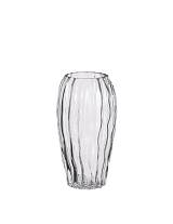 Βάζο γυάλινο διάφανο FELINE Φ14 Η27CM