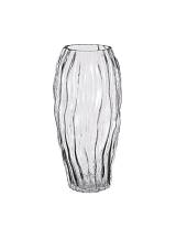 Βάζο γυάλινο διάφανο FELINE Φ14 Η33CM