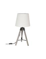 Φωτιστικό με καπέλο λευκό σε τρίποδο 58εκ.