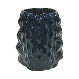 ΚΕΡΑΜΙΚΟ ΒΑΖΟ Fylliana Belinda ΜΠΛΕ ΧΡΩΜΑ 19x19x21εκ