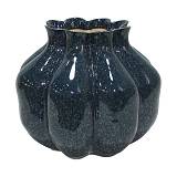 ΚΕΡΑΜΙΚΟ ΒΑΖΟ Fylliana Belinda ΜΠΛΕ ΧΡΩΜΑ 21x21x19εκ