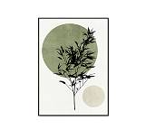 Πίνακας με κλαδιά σε λαδί φόντο PI336