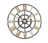 Ρολόι τοίχου "Evening Star",γκρι/χρυσό,60cm CL351