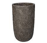 Τσιμεντένιο κασπό με ανάγλυφο αγριολουλουδο. 30cm XET-9183