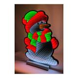 ΦΩΤΙΖΟΜΕΝΟΣ ΧΙΟΝΑΝΘΡΩΠΟΣ 39Χ60ΕΚ ΣΕ ΞΥΛΙΝΗ ΒΑΣΗ