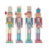 ΠΟΛΥΧΡΩΜΟΙ ΞΥΛΙΝΟΙ ΚΑΡΥΟΘΡΑΥΣΤΕΣ 60ΕΚ 4 ΣΧΕΔΙΑ ΑΣΟΡΤΙ ΜΕ ΡΙΓΕ ΒΑΣΗ