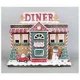 ΦΩΤΙΖΟΜΕΝΟ GINGERBREAD ΠΟΛΥΡΕΖΙΝ DINER 30Χ15Χ26ΕΚ