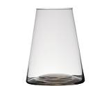 Βάζο γυαλ.κωνικό διάφανο Φ17,5 Η30cm