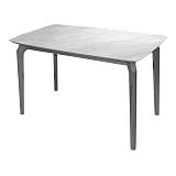 DALIN Τραπέζι Τραπεζαρίας- Κουζίνας, Ξύλο Γκρι-Επιφάνεια Sintered Stone White Marble Ε-00025206 Ε796,3