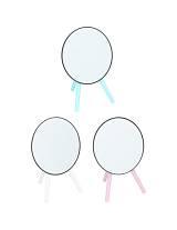 Καθρέφτης επιτρ.στρογγ. Χρωμ.πόδια 14,5x16,5x24cm