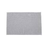 ESTIA ΤΑΠΕΤΟ ΜΠΑΝΙΟΥ BEADS 80x50cm ΠΟΛΥΕΣΤΕΡΑ ΓΚΡΙ ΑΝΟΙΧΤΟ